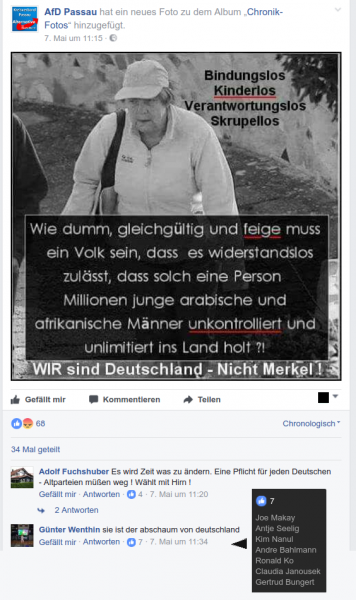 Völkische Ideologie, Umgang mit Gegner*innen