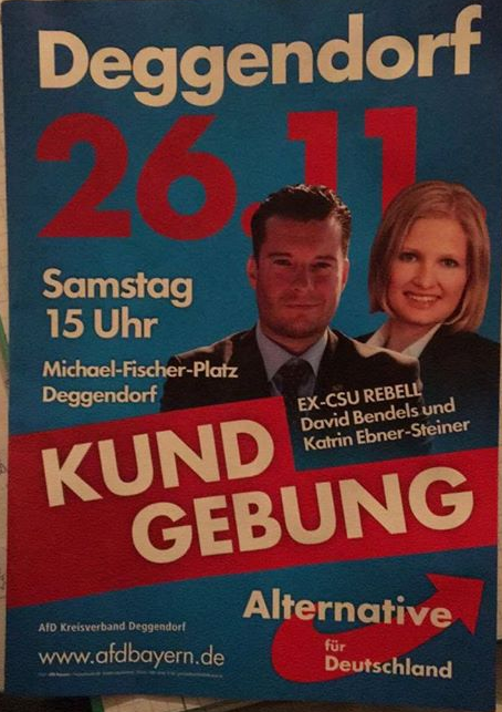 Flyer zur AfD-Demo