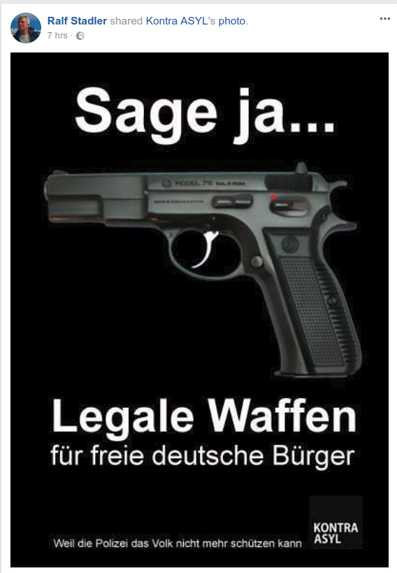 Legale Waffen für freie deutsche Bürger