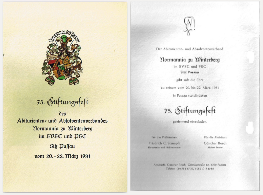 Stiftungsfestbroschüre