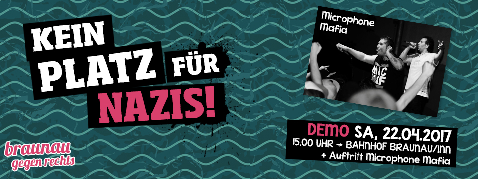 Banner, Braunau gegen Rechts