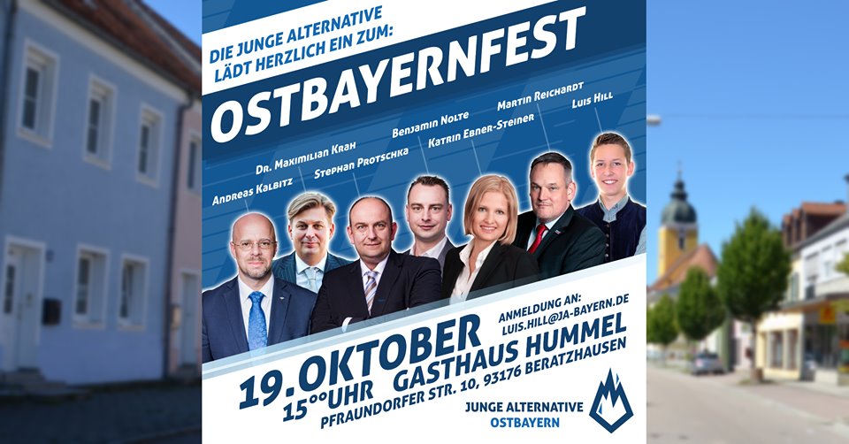 Plakat des Ostnbayernfests