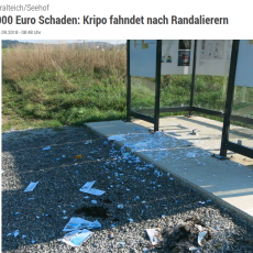 Rechtsextremer Vandalismus Lks. Passau